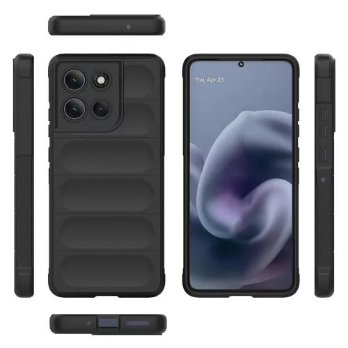 Techsuit - Magic Shield tok - Motorola Moto G86 Power - Fekete