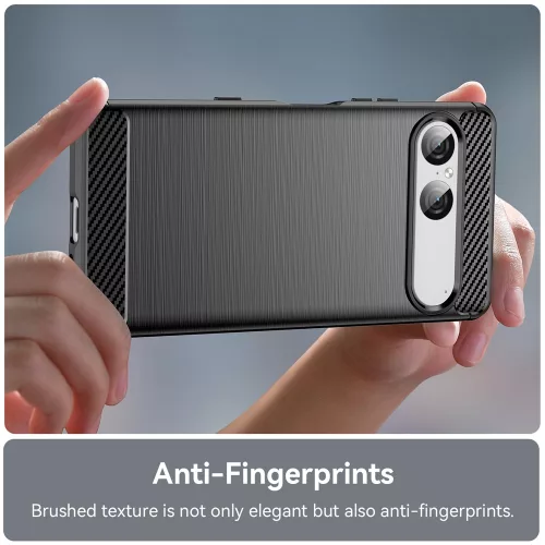 Techsuit - Carbon szilikon tok - Sony Xperia 10 VII - Fekete