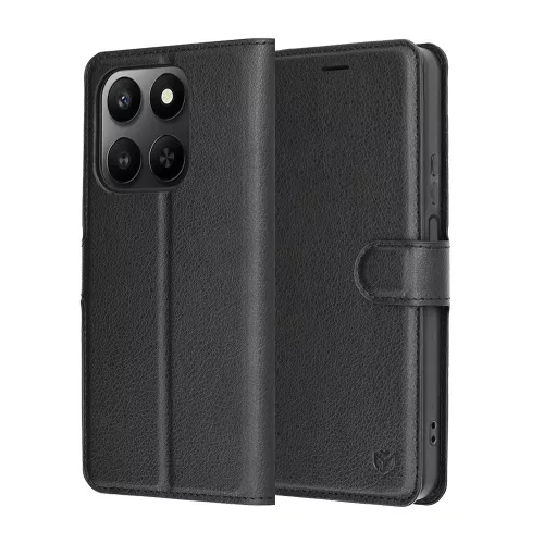 Techsuit - Leather Folio - Honor 400 Smart 5G / 400 Smart 4G / X7d 4G - Black