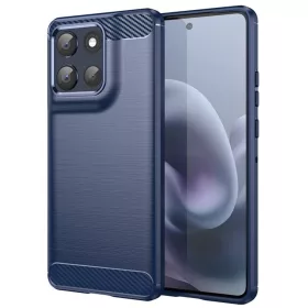 Techsuit - Carbon szilikon tok - Motorola Moto G86 - Kék