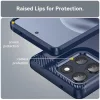 Techsuit - Carbon szilikon tok - Motorola Moto G86 - Kék