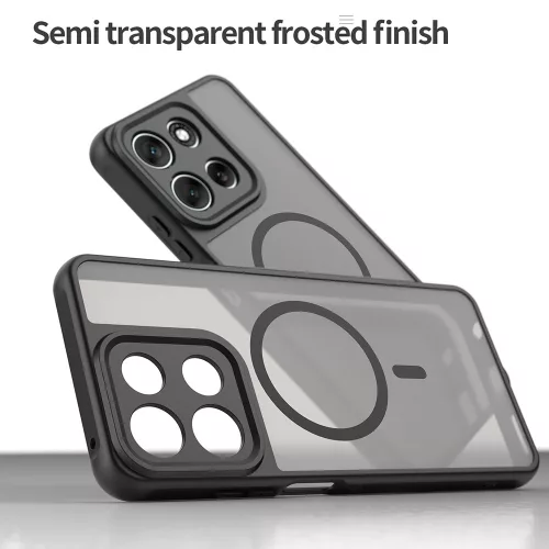 Techsuit - HaloFrost II MagSafe tok - Motorola Moto G86 - Fekete
