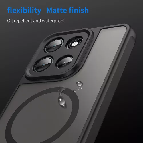 Techsuit - HaloFrost II MagSafe tok - Motorola Moto G86 - Fekete