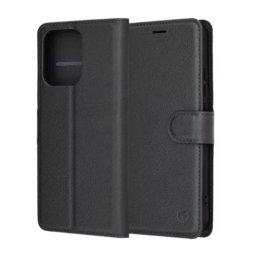 Techsuit - Leather Folio - Oppo Reno14 F / Reno14 FS 5G - Black