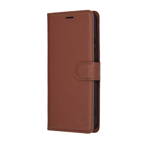 Techsuit - Leather Folio - Oppo Reno14 F / Reno14 FS 5G - Brown