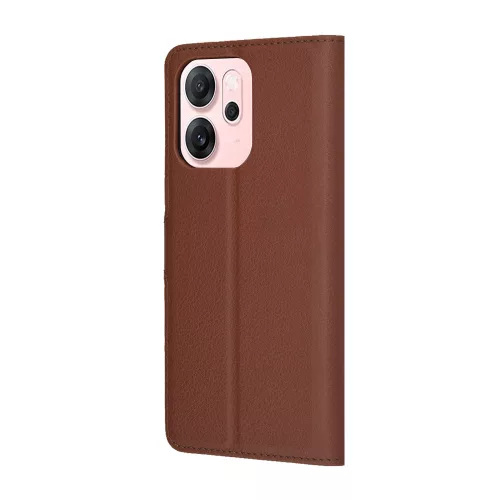 Techsuit - Leather Folio - Oppo Reno14 F / Reno14 FS 5G - Brown
