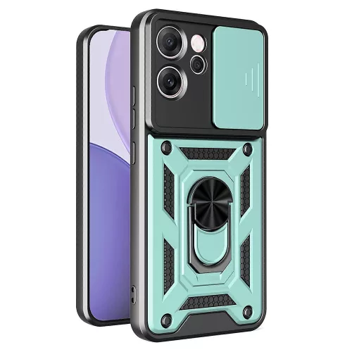 Techsuit - CamShield ütésálló tok - Oppo Reno14 F / Reno14 FS 5G - Zöld