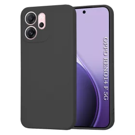   Techsuit - SoftFlex szilikon tok - Oppo Reno14 F / Reno14 FS 5G - Fekete