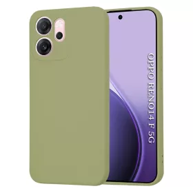   Techsuit - SoftFlex szilikon tok - Oppo Reno14 F / Reno14 FS 5G - Matcha