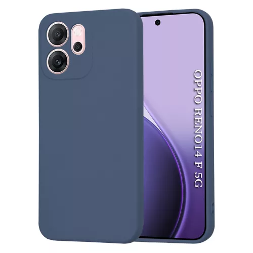Techsuit - SoftFlex szilikon tok - Oppo Reno14 F / Reno14 FS 5G - Sötétkék