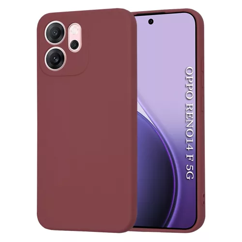 Techsuit - SoftFlex szilikon tok - Oppo Reno14 F / Reno14 FS 5G - Bordó