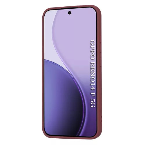 Techsuit - SoftFlex szilikon tok - Oppo Reno14 F / Reno14 FS 5G - Bordó