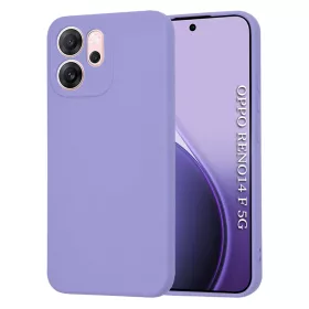   Techsuit - SoftFlex szilikon tok - Oppo Reno14 F / Reno14 FS 5G - Világos lila