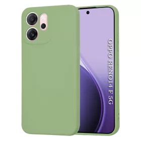   Techsuit - SoftFlex szilikon tok - Oppo Reno14 F / Reno14 FS 5G - Mentazöld