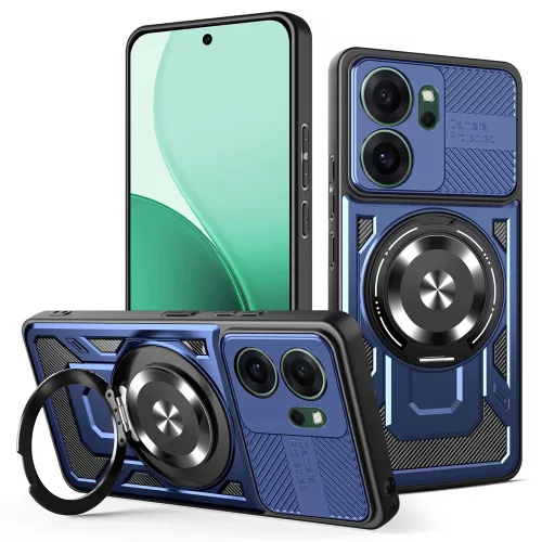 Techsuit - RuggedCam ütésálló tok - Oppo Reno14 F / Reno14 FS 5G - Kék