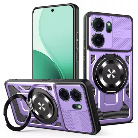   Techsuit - RuggedCam ütésálló tok - Oppo Reno14 F / Reno14 FS 5G - Lila