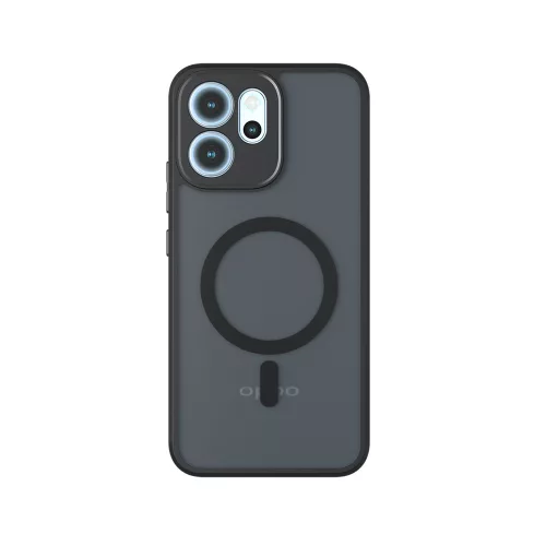 Techsuit - PureFrost MagSafe Ütésálló tok - Oppo Reno14 F / Reno14 FS 5G - Matt fekete