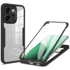 Techsuit - ColorVerse 360 tok kijelzővédővel - Oppo Reno14 F / Reno14 FS 5G - Fekete