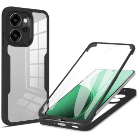   Techsuit - ColorVerse 360 tok kijelzővédővel - Oppo Reno14 F / Reno14 FS 5G - Fekete