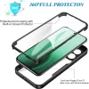 Techsuit - ColorVerse 360 tok kijelzővédővel - Oppo Reno14 F / Reno14 FS 5G - Fekete