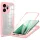 Techsuit - ColorVerse 360 tok kijelzővédővel - Oppo Reno14 F / Reno14 FS 5G - Rózsaszín