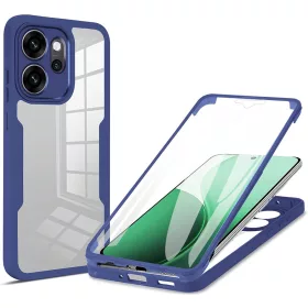   Techsuit - ColorVerse 360 tok kijelzővédővel - Oppo Reno14 F / Reno14 FS 5G - Kék