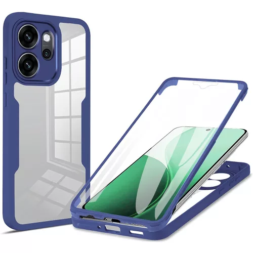 Techsuit - ColorVerse 360 tok kijelzővédővel - Oppo Reno14 F / Reno14 FS 5G - Kék