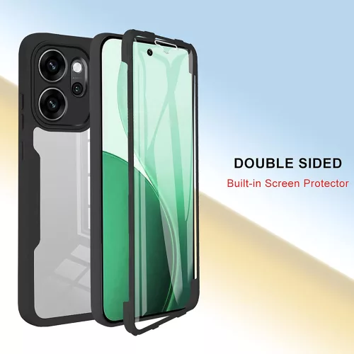 Techsuit - ColorVerse 360 tok kijelzővédővel - Oppo Reno14 F / Reno14 FS 5G - Lila