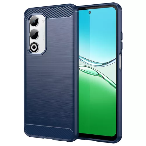 Techsuit - Carbon szilikon tok - Oppo A5 4G / A5 5G - Kék