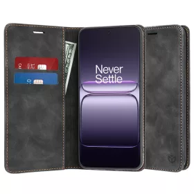   Techsuit - Confy Cover kinyitható tok - OnePlus Nord CE5 - Fekete