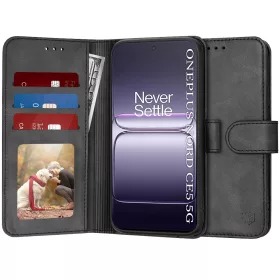   Techsuit - Diary Book kinyitható tok - OnePlus Nord CE5 - Fekete