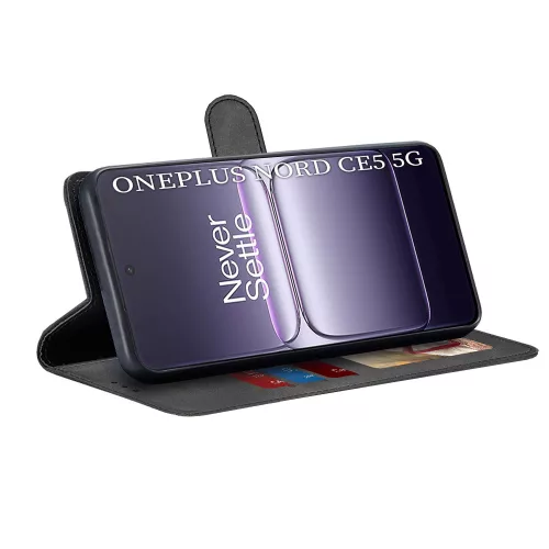Techsuit - Diary Book kinyitható tok - OnePlus Nord CE5 - Fekete