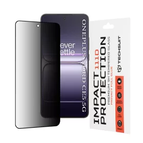   Techsuit - 111D Privacy Full Glue - OnePlus Nord CE5 - Black