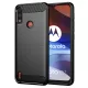 Techsuit - Carbon szilikon tok - Motorola Moto E7 Power / Moto E7i Power - Fekete