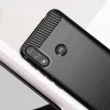 Techsuit - Carbon szilikon tok - Motorola Moto E7 Power / Moto E7i Power - Fekete