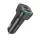 Borofone - Car Charger Trophie (BZ28A) - 1x USB, 1x Type-C, Fast Charge, Dual Port, 30W, LED, for 12-24V - Black