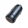 Borofone - Car Charger Fresh (BZ32) - Type-C, Fast Charge, Single Port, 30W (PD/QC/FCP/AFC), for 12-24V - Metal Gray