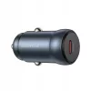 Borofone - Car Charger Fresh (BZ32) - Type-C, Fast Charge, Single Port, 30W (PD/QC/FCP/AFC), for 12-24V - Metal Gray