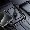 Borofone - Car Charger Fresh (BZ32) - Type-C, Fast Charge, Single Port, 30W (PD/QC/FCP/AFC), for 12-24V - Metal Gray