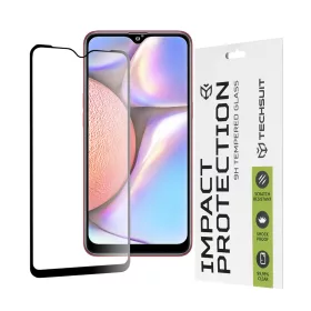   Techsuit - 111D Full Cover / Full Glue üvegfólia - Samsung Galaxy A10 / A10s / M01s / M10 - Fekete széllel