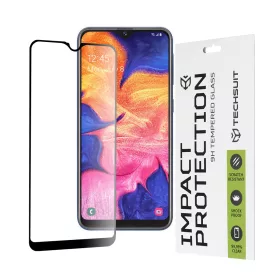   Techsuit - 111D Full Cover / Full Glue üvegfólia - Samsung Galaxy A10e / A20e - Fekete