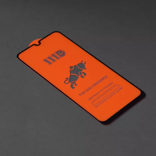 Techsuit - 111D Full Cover / Full Glue üvegfólia - Samsung Galaxy A20 / A30 / A30s / A50 / A50s / M21 / M30 / M30s / M31 - Fekete széllel