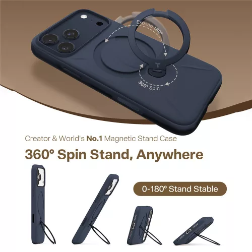 Torras - QPRO Silicone Series - iPhone 17 Pro Max - Navy Blue