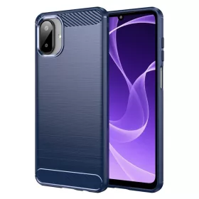   Techsuit - Carbon szilikon tok - Samsung Galaxy A07 4G - Kék