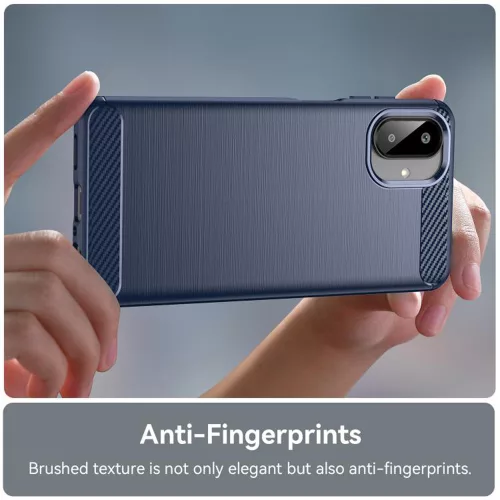 Techsuit - Carbon szilikon tok - Samsung Galaxy A07 4G - Kék