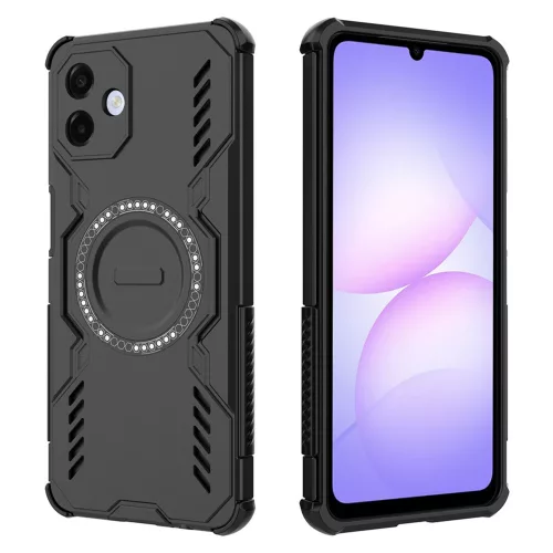 Techsuit - ArmorMag ütésálló tok - Samsung Galaxy A07 4G - Fekete