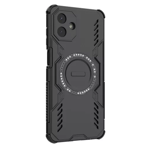 Techsuit - ArmorMag ütésálló tok - Samsung Galaxy A07 4G - Fekete