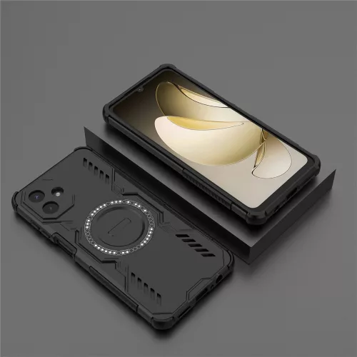 Techsuit - ArmorMag ütésálló tok - Samsung Galaxy A07 4G - Fekete