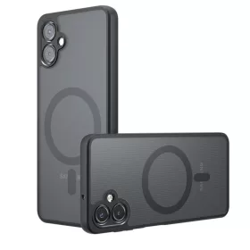   Techsuit - PureFrost MagSafe Ütésálló tok - Samsung Galaxy A07 4G - Matt fekete