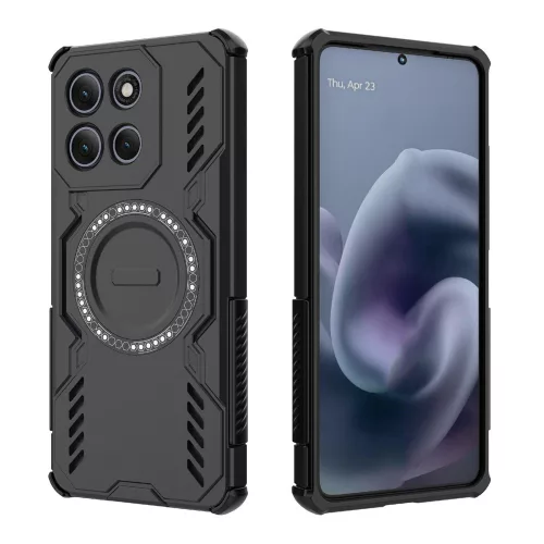 Techsuit - ArmorMag ütésálló tok - Motorola Moto G86 Power - Fekete